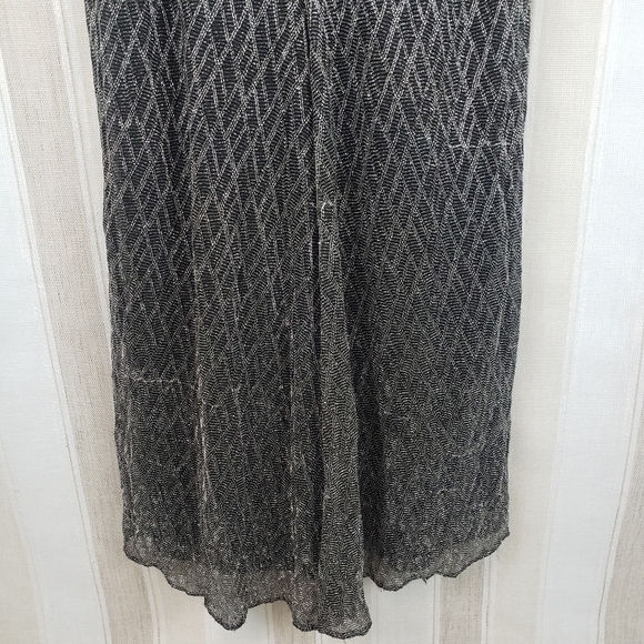Vintage Jessica McClintock Gunne Sax Strapless Maxi Dress‎ Sparkly Size 7 - Picture 7 of 13